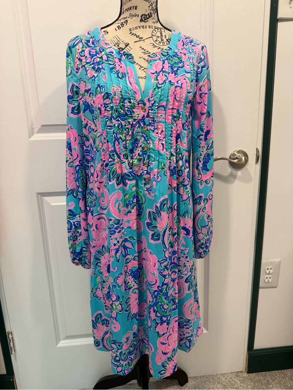 Lilly Pulitzer Seana ChillyLilly BRRR° Cooling Performance Dress - Medium
